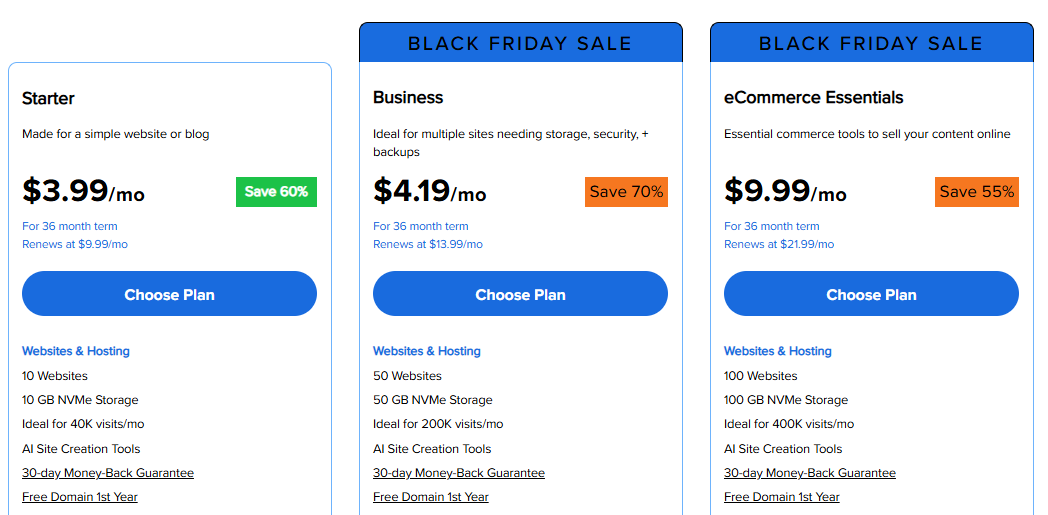 Bluehost Black Friday Deals 2025